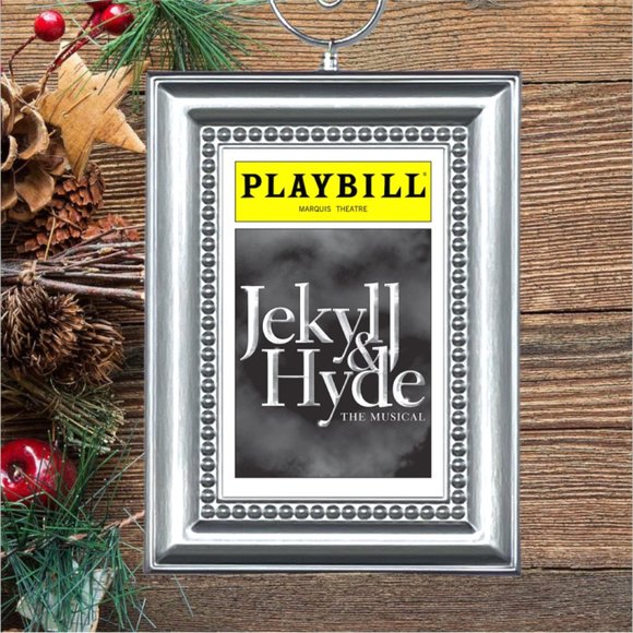 Jekyll‎ And Hyde Broadway Musical Playbill Christmas Tree Ornament - Picture 1 of 3